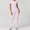 Women Fashion Fitness Wholesale Sportswear Apparel 4 Pieces Yoga Sets Workout Clothes
