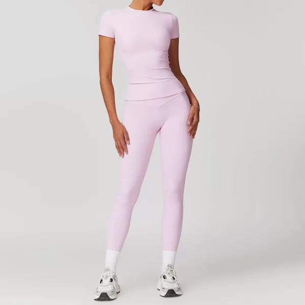 Women Fashion Fitness Wholesale Sportswear Apparel 4 Pieces Yoga Sets Workout Clothes