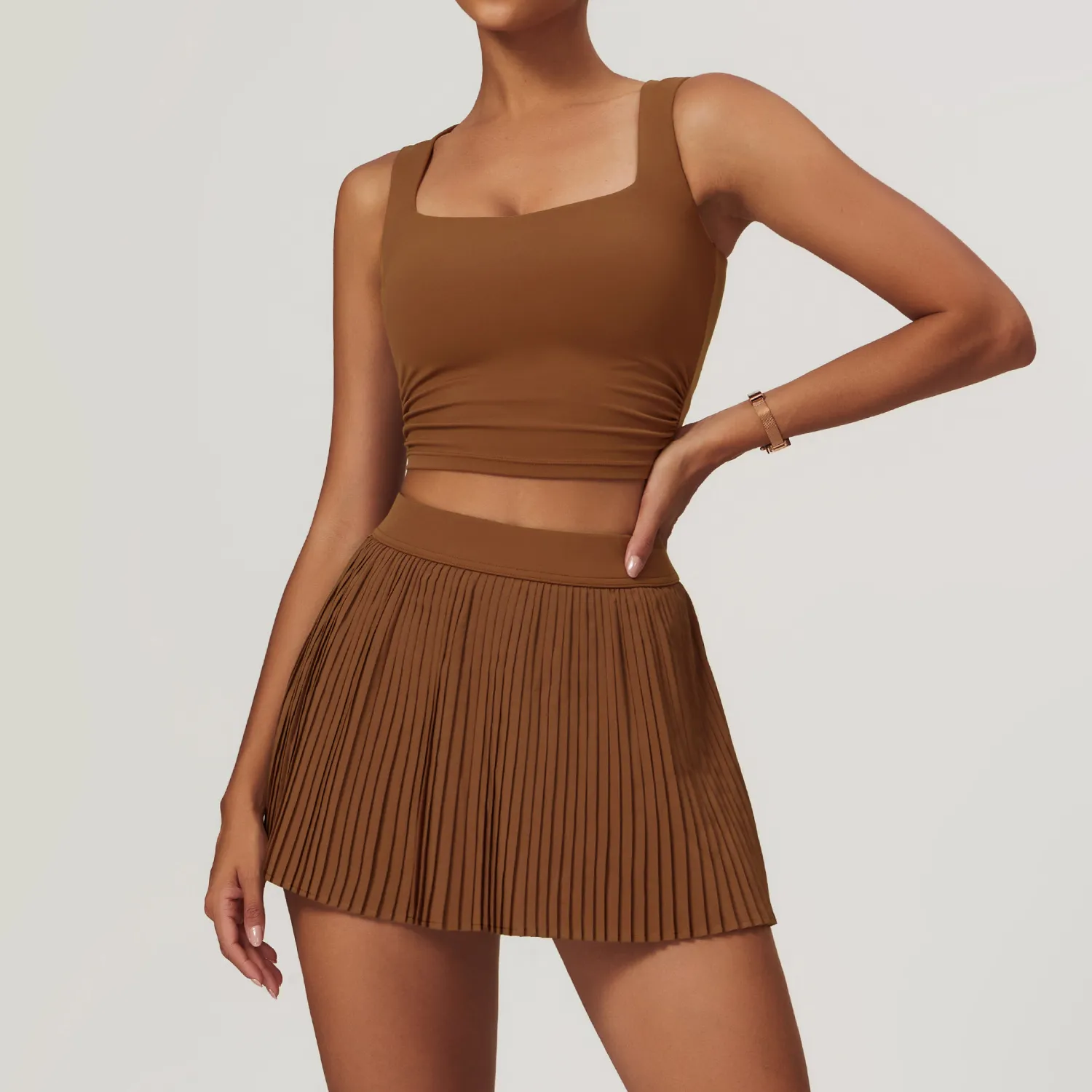 Tennis Skirts Set for Women Athletic Pleated Skirts Wholesale Fitness Wear Tennis Skirts Set for Women Athletic Pleated Skirts Wholesale Fitness Wear