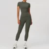 Women Fashion Fitness Wholesale Sportswear Apparel 4 Pieces Yoga Sets Workout Clothes