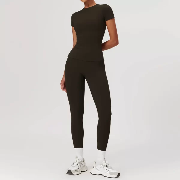 Women Fashion Fitness Wholesale Sportswear Apparel 4 Pieces Yoga Sets Workout Clothes