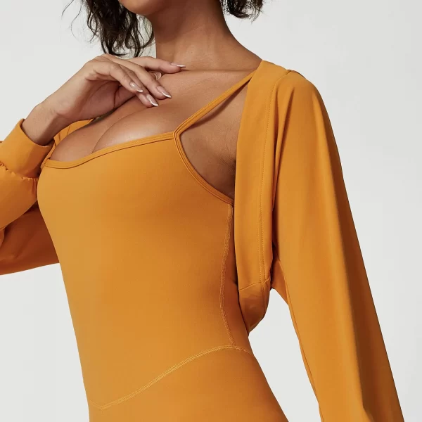 Women Long Sleeve Smock Gym Wholesalers Spark Clothing Yoga Shawl Cardigan
