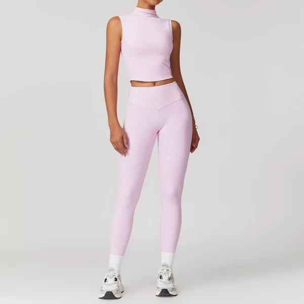 Women Fashion Fitness Wholesale Sportswear Apparel 4 Pieces Yoga Sets Workout Clothes