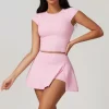 Women Sportswear Wholesale Clothing 5 Pieces Yoga Sets Athletic Apparel Manufacturers