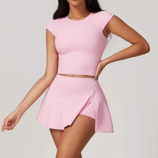 Women Sportswear Wholesale Clothing 5 Pieces Yoga Sets Athletic Apparel Manufacturers