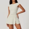 Women Sportswear Wholesale Clothing 5 Pieces Yoga Sets Athletic Apparel Manufacturers