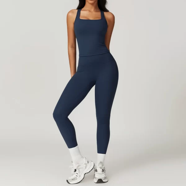 Women Sportswear Wholesale Clothing 5 Pieces Yoga Sets Athletic Apparel Manufacturers