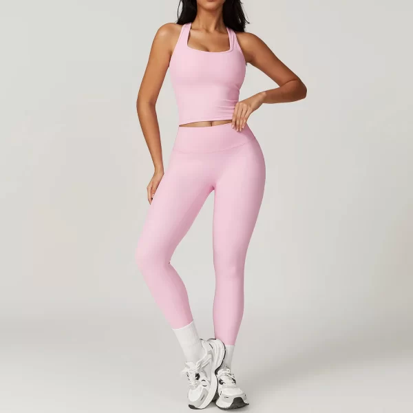 Women Sportswear Wholesale Clothing 5 Pieces Yoga Sets Athletic Apparel Manufacturers