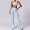 Sports Bra Fabric 4 Pieces Sets Hot Yoga Clothes Gym Wear Manufacturers Spark Clothing