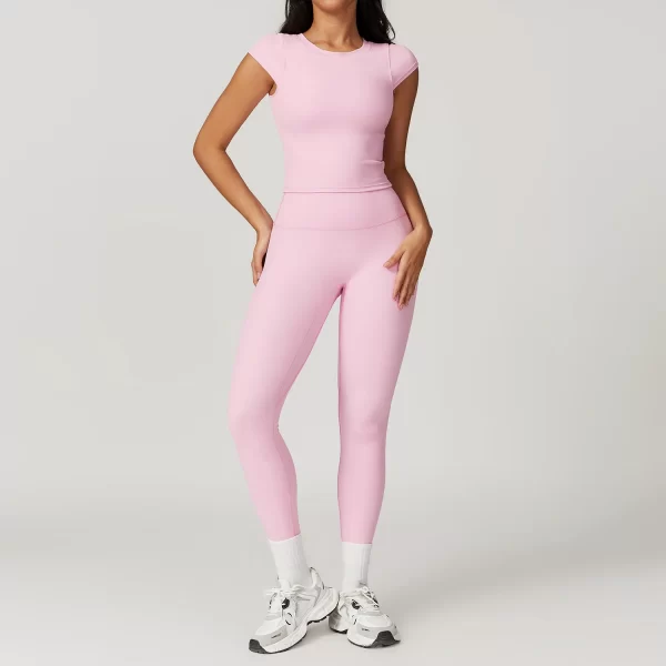 Women Sportswear Wholesale Clothing 5 Pieces Yoga Sets Athletic Apparel Manufacturers