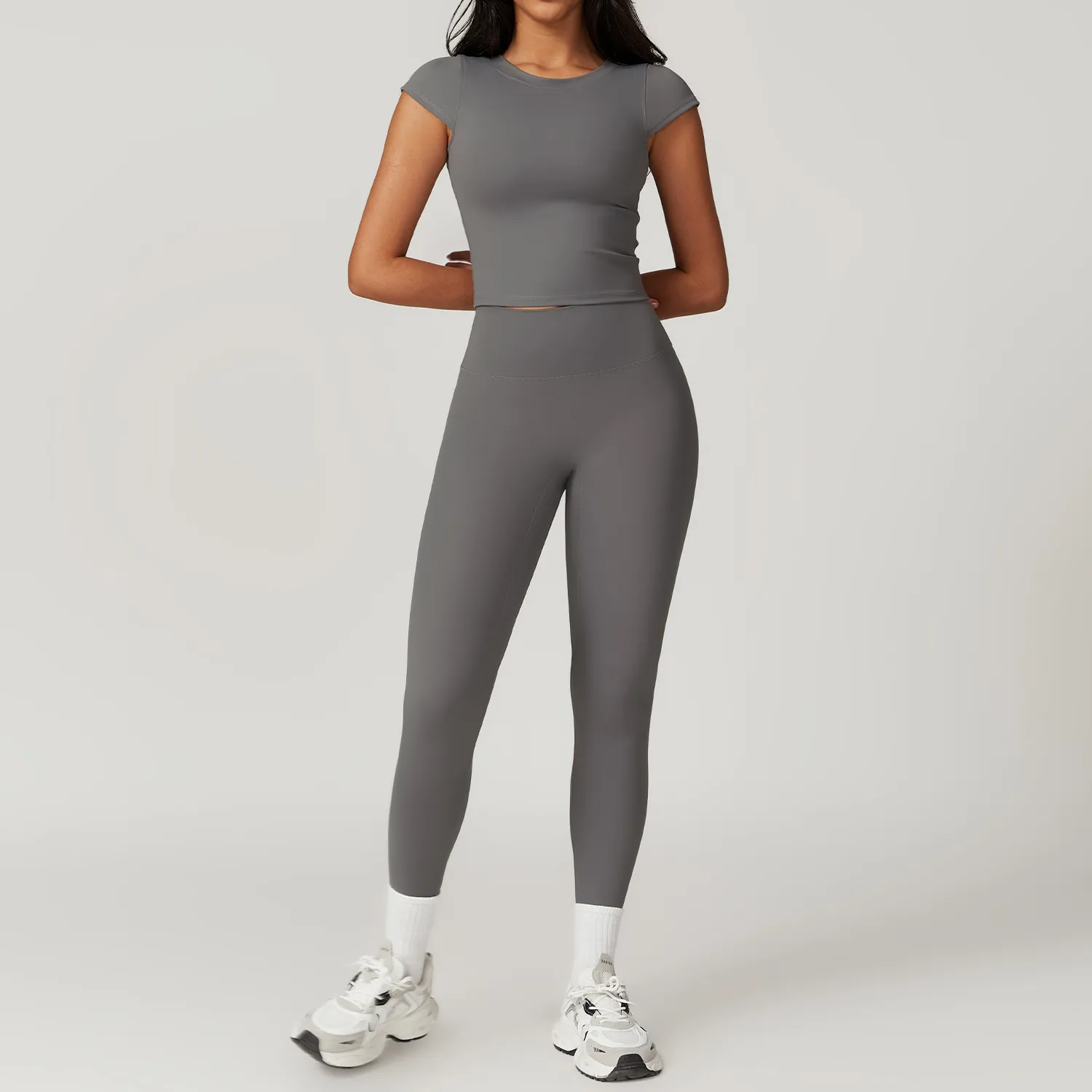 Women Sportswear Wholesale Clothing 5 Pieces Yoga Sets Athletic Apparel Manufacturers Women Sportswear Wholesale Clothing 5 Pieces Yoga Sets Athletic Apparel Manufacturers