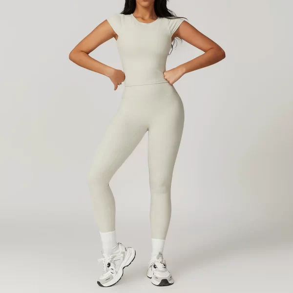 Women Sportswear Wholesale Clothing 5 Pieces Yoga Sets Athletic Apparel Manufacturers