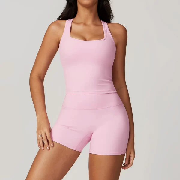 Women Sportswear Wholesale Clothing 5 Pieces Yoga Sets Athletic Apparel Manufacturers
