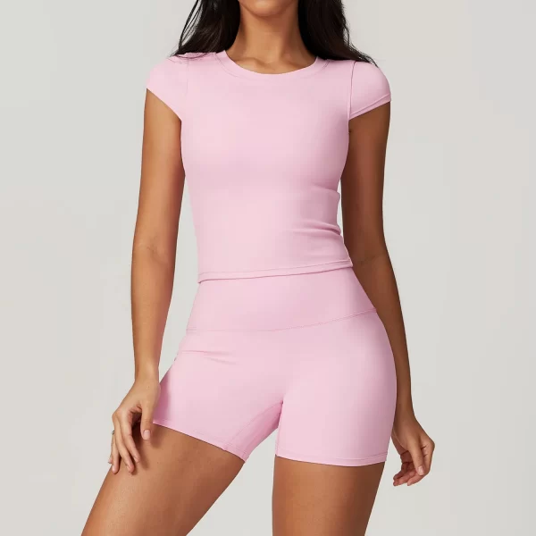 Women Sportswear Wholesale Clothing 5 Pieces Yoga Sets Athletic Apparel Manufacturers