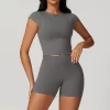Women Sportswear Wholesale Clothing 5 Pieces Yoga Sets Athletic Apparel Manufacturers