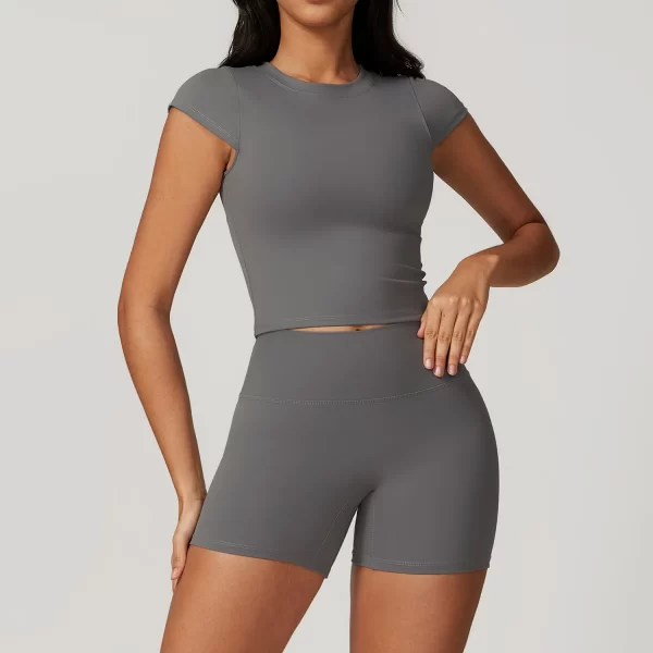 Women Sportswear Wholesale Clothing 5 Pieces Yoga Sets Athletic Apparel Manufacturers