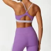 Contrast Color Yoga Set Female Fitness Apparel Spark Clothing Workout Set