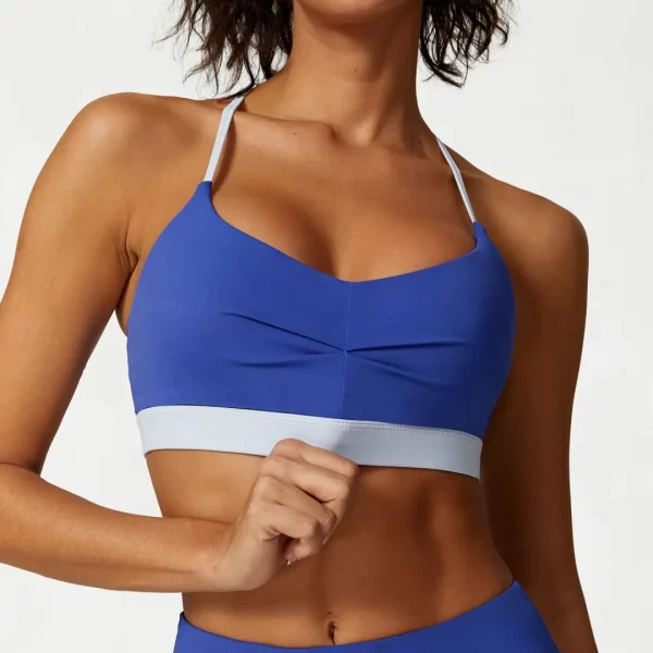 Contrast Color Yoga Set Female Fitness Apparel Spark Clothing Workout Set