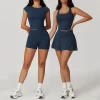 Women Sportswear Wholesale Clothing 5 Pieces Yoga Sets Athletic Apparel Manufacturers