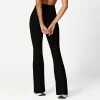 Ribbed Workout Clothes High Waist Flare Pants Spark Clothing Yoga Type Pants