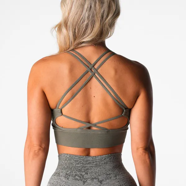 Seamless Gym Clothes Wholesale Sports Bras Private Label Activewear Custom Yoga Bra
