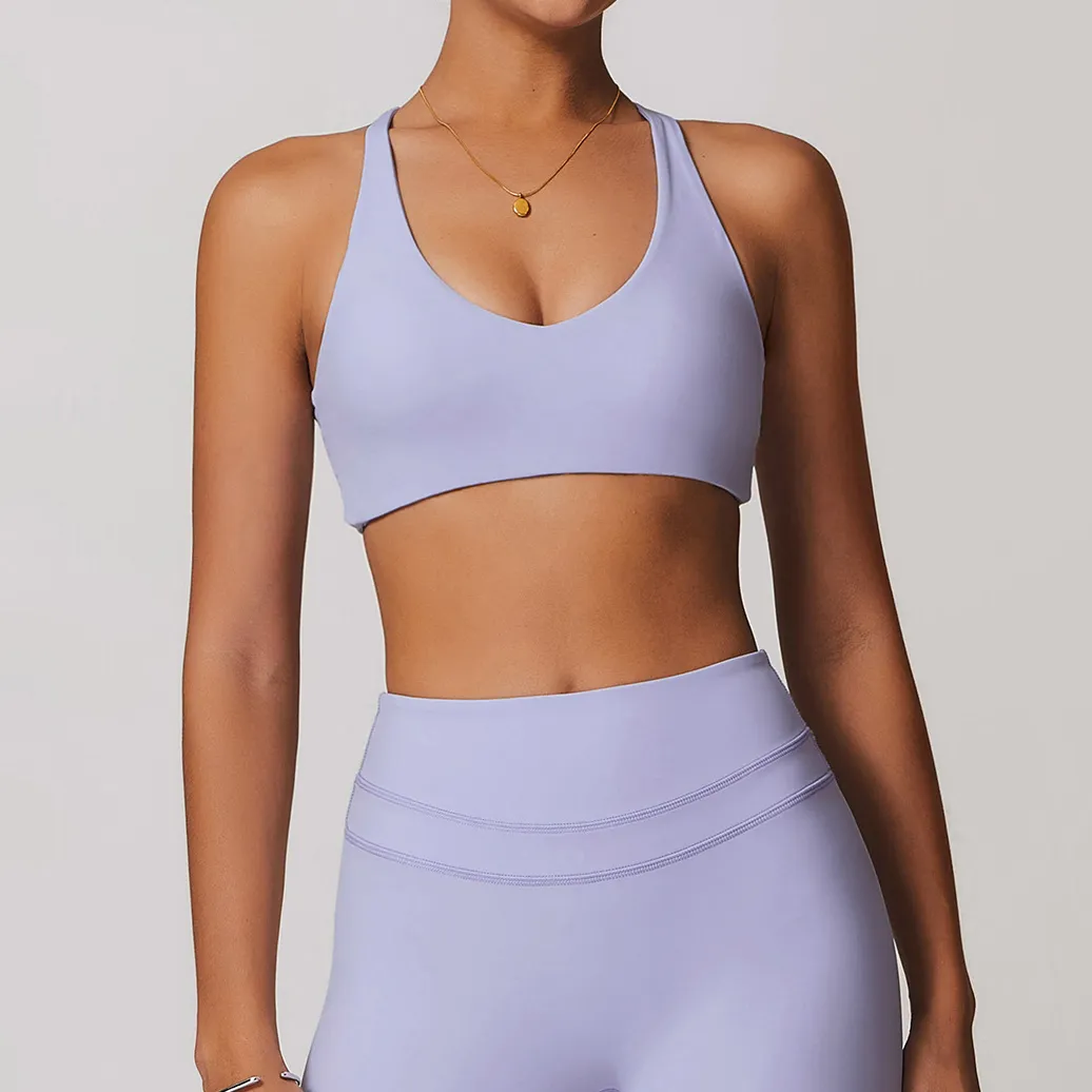 Sports Bras for Women Spaghetti Strap CrissCross Padded Bra Wholesale Activewear Supplier Sports Bras for Women Spaghetti Strap CrissCross Padded Bra Wholesale Activewear Supplier