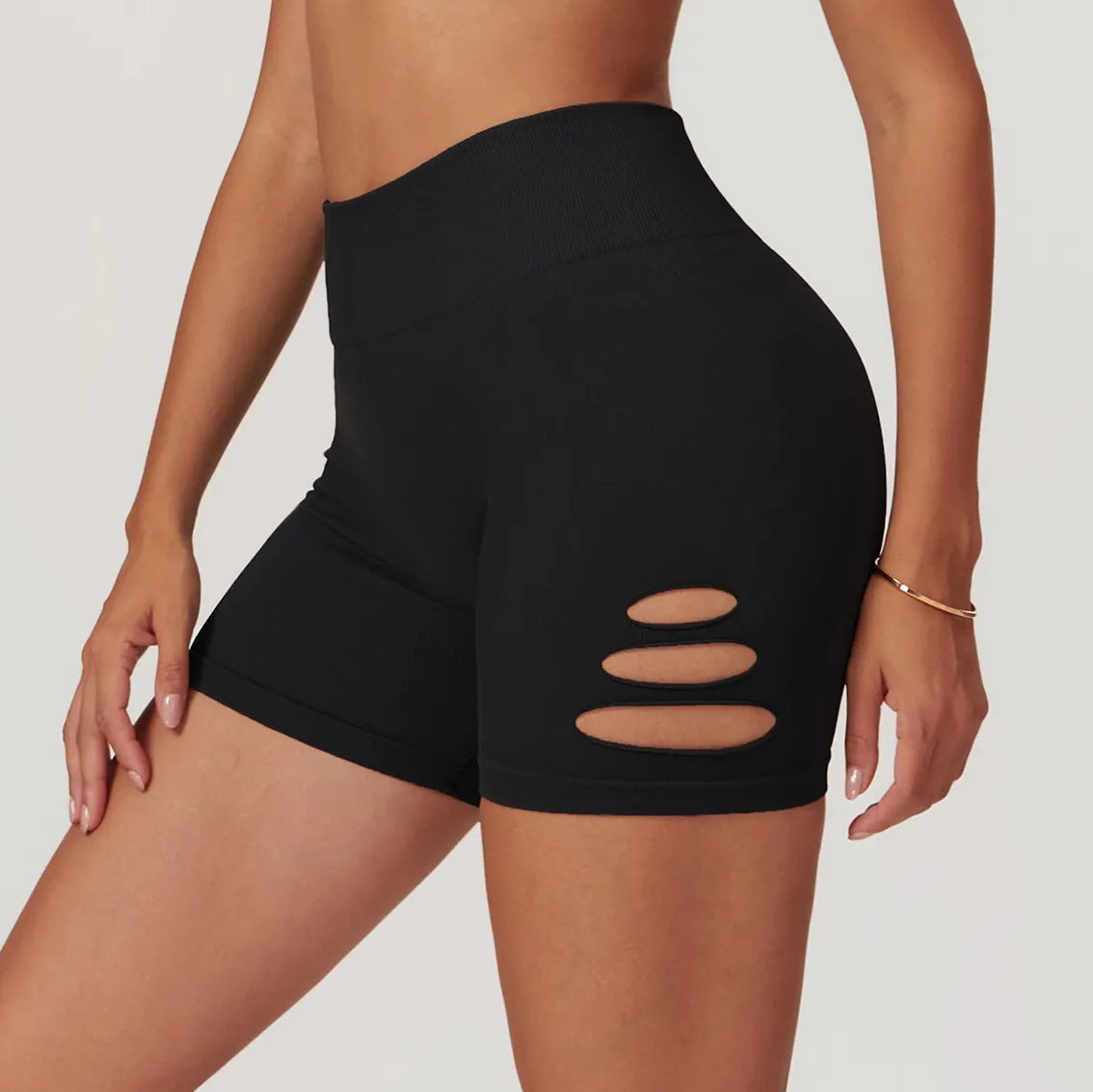 High Waist Sports Shorts Spark Clothing Seamless Hollow Shorts Butt Lifting Yoga Type Pants High Waist Sports Shorts Spark Clothing Seamless Hollow Shorts Butt Lifting Yoga Type Pants