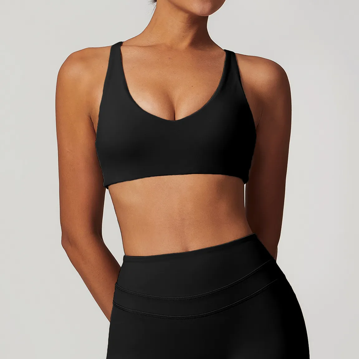 Sports Bras for Women Spaghetti Strap CrissCross Padded Bra Wholesale Activewear Supplier Sports Bras for Women Spaghetti Strap CrissCross Padded Bra Wholesale Activewear Supplier