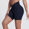 Elite Collection-Fitness Shorts for Women High Waist Butt Lifting V Cut Running Shorts