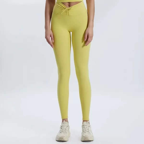 Elite Collection-Fitness Leggings for Women High Elastic V Waistband Butt Lifting Yoga Pants