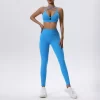 Hollow Out Sports Bra Padded Yoga Workout Crop Tank Tops Strappy Camisole for Women