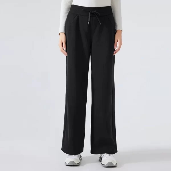 Women Straight Leg Sweatpants High Wasit Athletic Pants Workout Jogger with Pockets
