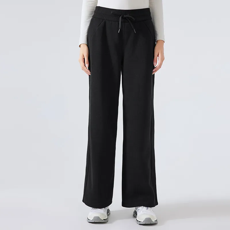 Women Straight Leg Sweatpants High Wasit Athletic Pants Workout Jogger with Pockets