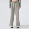 Women Straight Leg Sweatpants High Wasit Athletic Pants Workout Jogger with Pockets
