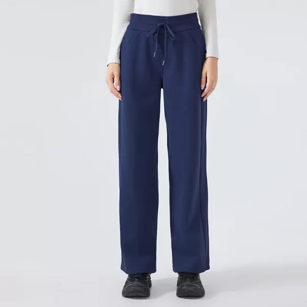 Women Straight Leg Sweatpants High Wasit Athletic Pants Workout Jogger with Pockets