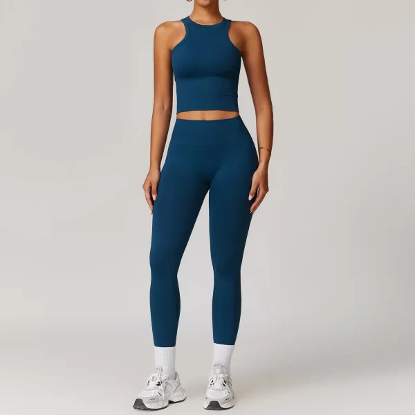 Custom Logo Gym Outfits 5 Pieces Athletic Suit for Women Seamless Spark Clothing