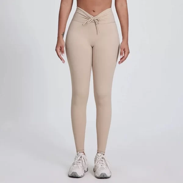 Elite Collection-Fitness Leggings for Women High Elastic V Waistband Butt Lifting Yoga Pants