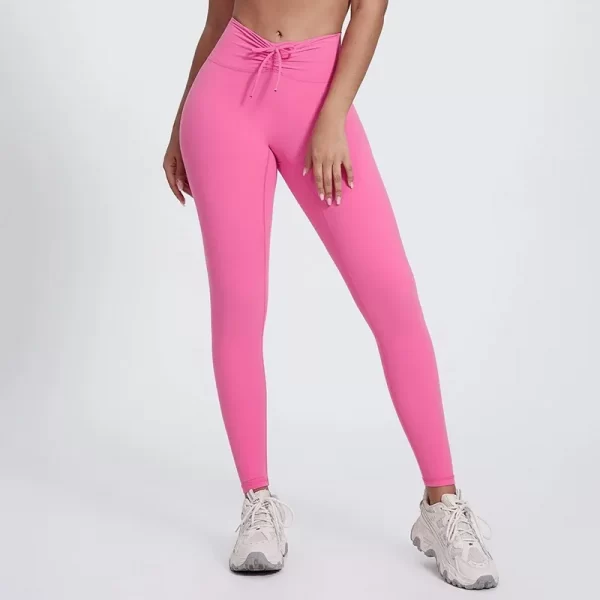Elite Collection-Fitness Leggings for Women High Elastic V Waistband Butt Lifting Yoga Pants