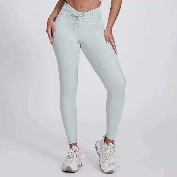 Elite Collection-Fitness Leggings for Women High Elastic V Waistband Butt Lifting Yoga Pants