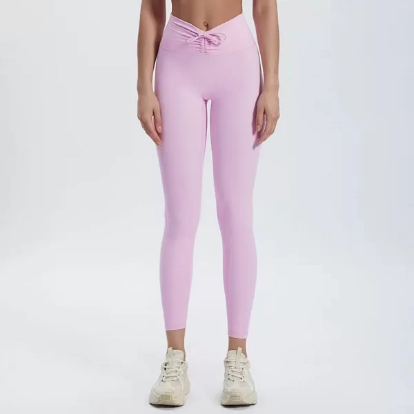Elite Collection-Fitness Leggings for Women High Elastic V Waistband Butt Lifting Yoga Pants