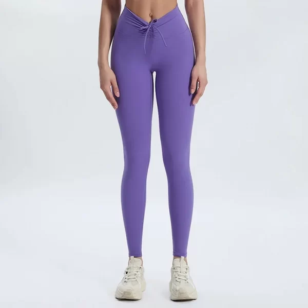 Elite Collection-Fitness Leggings for Women High Elastic V Waistband Butt Lifting Yoga Pants