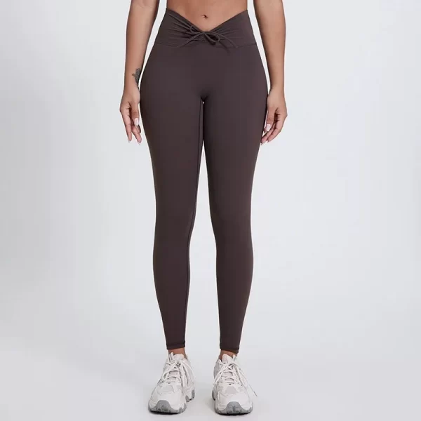 Elite Collection-Fitness Leggings for Women High Elastic V Waistband Butt Lifting Yoga Pants