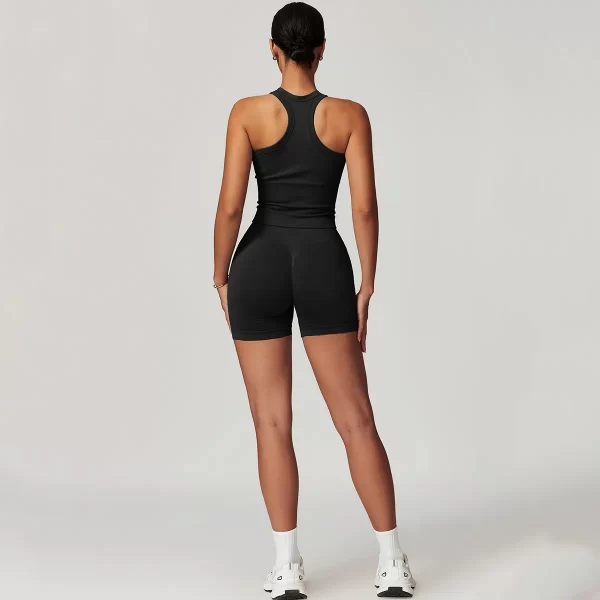 Custom Logo Gym Outfits 5 Pieces Athletic Suit for Women Seamless Spark Clothing