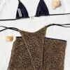 Sexy Leopard 3 Pieces Swimming Bikini for Ladies
