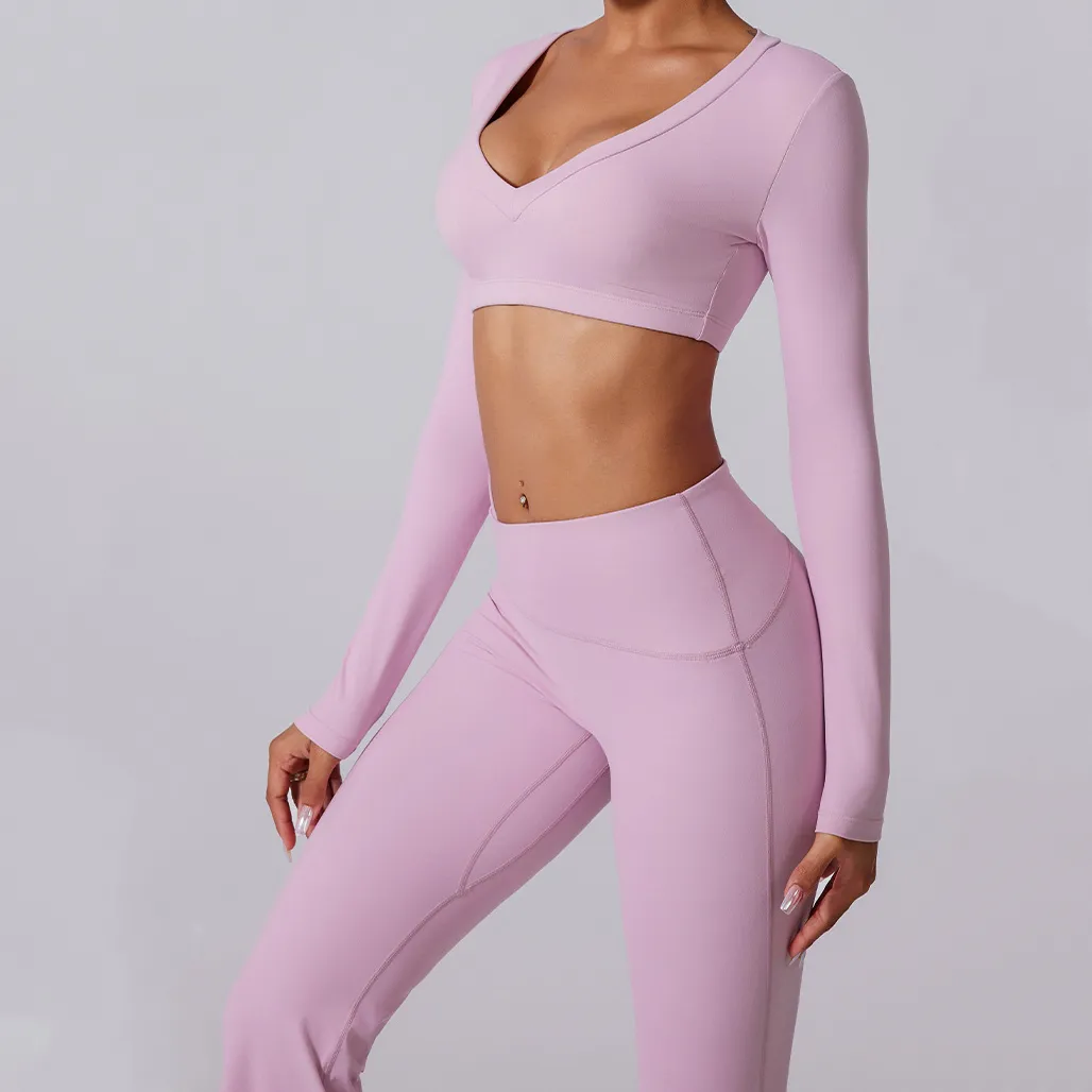 Wholesale Women's Workout Clothing 4 Pieces Fitness Set Yoga Type Pants Wholesale Women's Workout Clothing 4 Pieces Fitness Set Yoga Type Pants