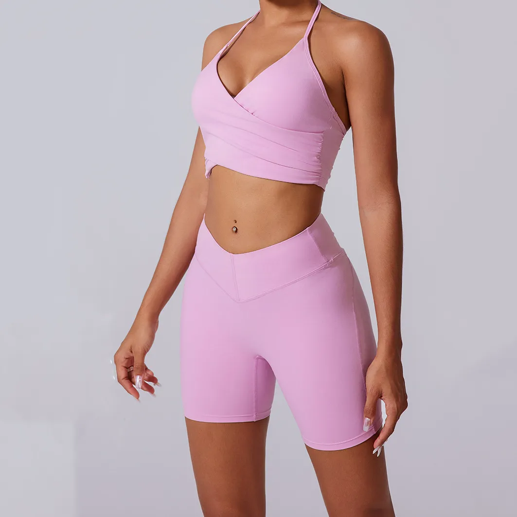 Long Sleeve Gym Outfits 4 Pieces Workout Set for Women High Waist Yoga Type Pants Long Sleeve Gym Outfits 4 Pieces Workout Set for Women High Waist Yoga Type Pants