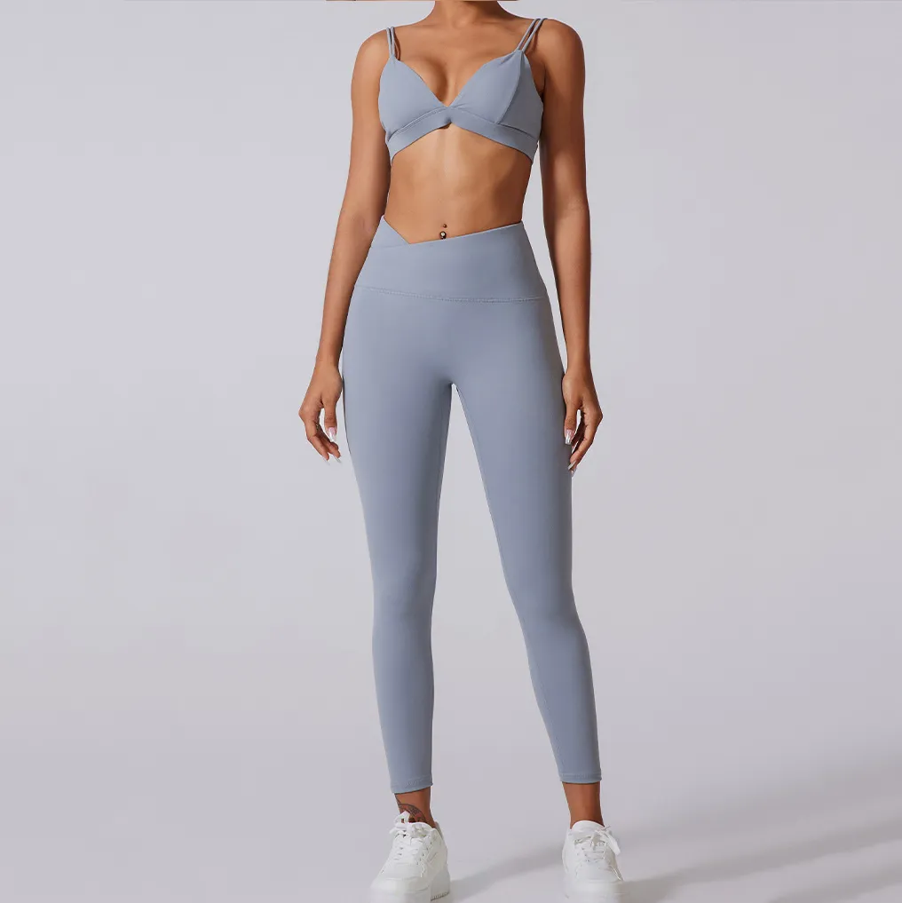 Wholesale Women's Workout Clothing 4 Pieces Fitness Set Yoga Type Pants Wholesale Women's Workout Clothing 4 Pieces Fitness Set Yoga Type Pants