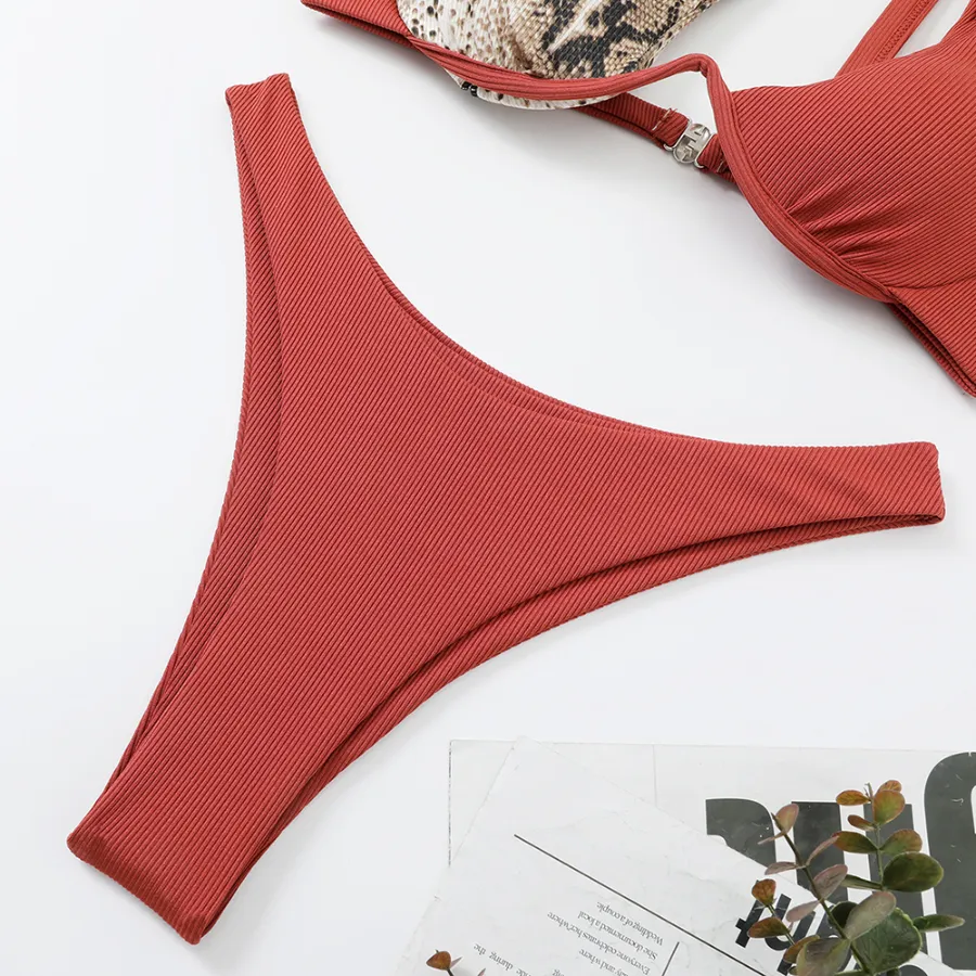 Sexy Swim Wear Leopard Two Piece Swimsuit Sexy Swim Wear Leopard Two Piece Swimsuit