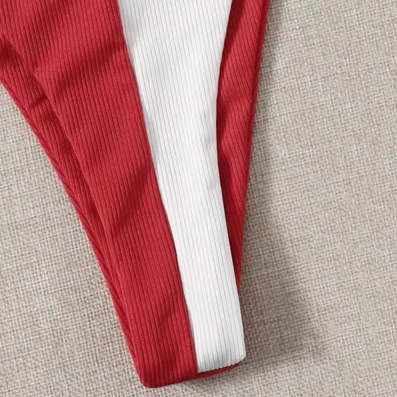 Beach Wear for Women Contrast Colors Two Piece Swimsuit Beach Wear for Women Contrast Colors Two Piece Swimsuit