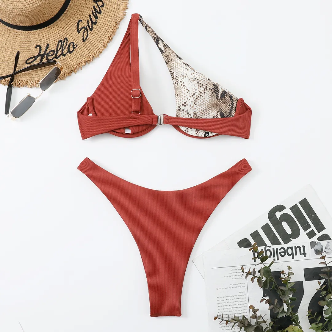 Sexy Swim Wear Leopard Two Piece Swimsuit Sexy Swim Wear Leopard Two Piece Swimsuit